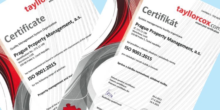 PPM má certifikaci ISO 9001:2008